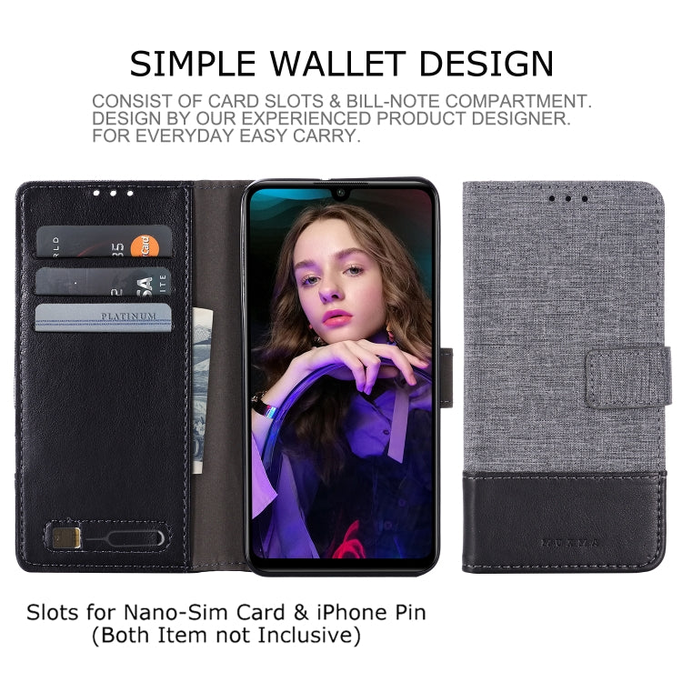 For Huawei P30 Lite MUXMA MX102 Horizontal Flip Canvas Leather Case with Stand & Card Slot & Wallet Function