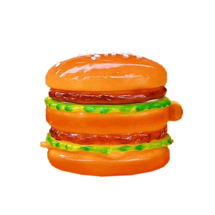 Burger Shape Silicone Wireless Earphone Protective Case For AirPods 1 / 2