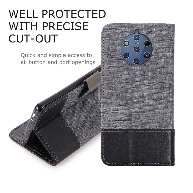 For Nokia 9 PureView MUXMA MX102 Horizontal Flip Canvas Leather Case with Stand & Card Slot & Wallet Function