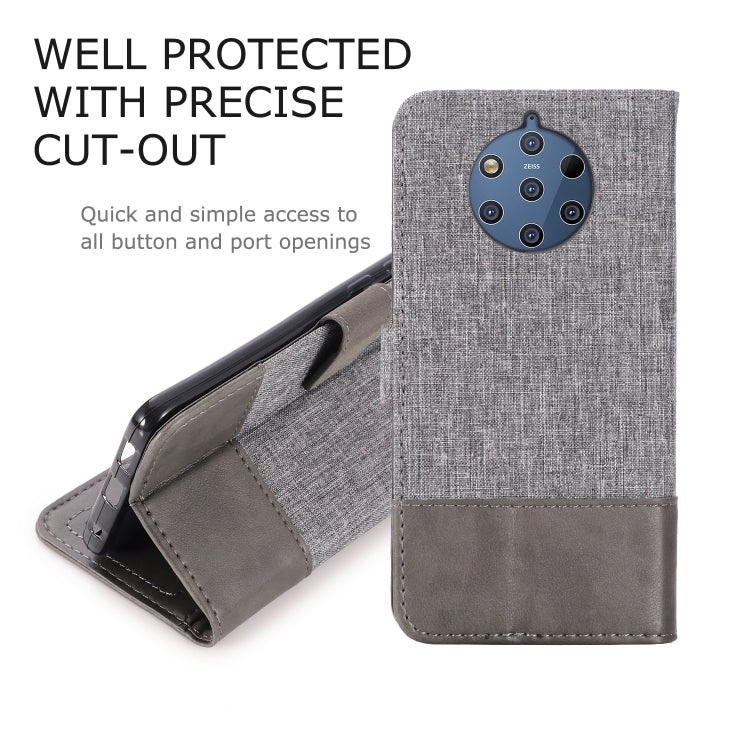 For Nokia 9 PureView MUXMA MX102 Horizontal Flip Canvas Leather Case with Stand & Card Slot & Wallet Function
