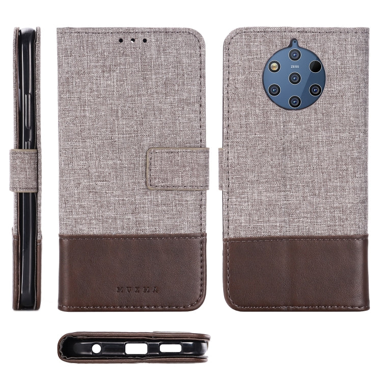 For Nokia 9 PureView MUXMA MX102 Horizontal Flip Canvas Leather Case with Stand & Card Slot & Wallet Function