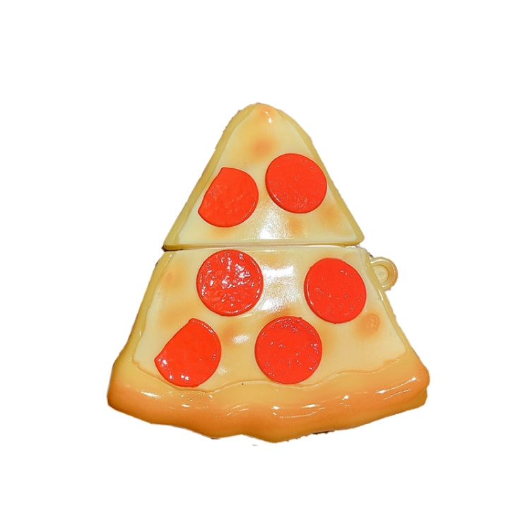 Pizza Shape Silicone Wireless Earphone Protective Case For AirPods 1 / 2