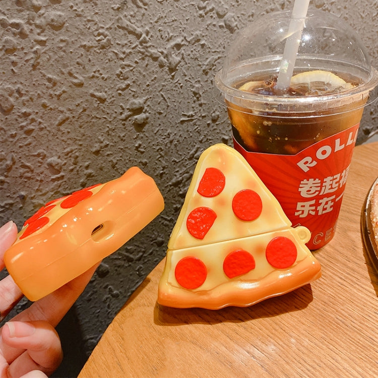 Pizza Shape Silicone Wireless Earphone Protective Case For AirPods Pro