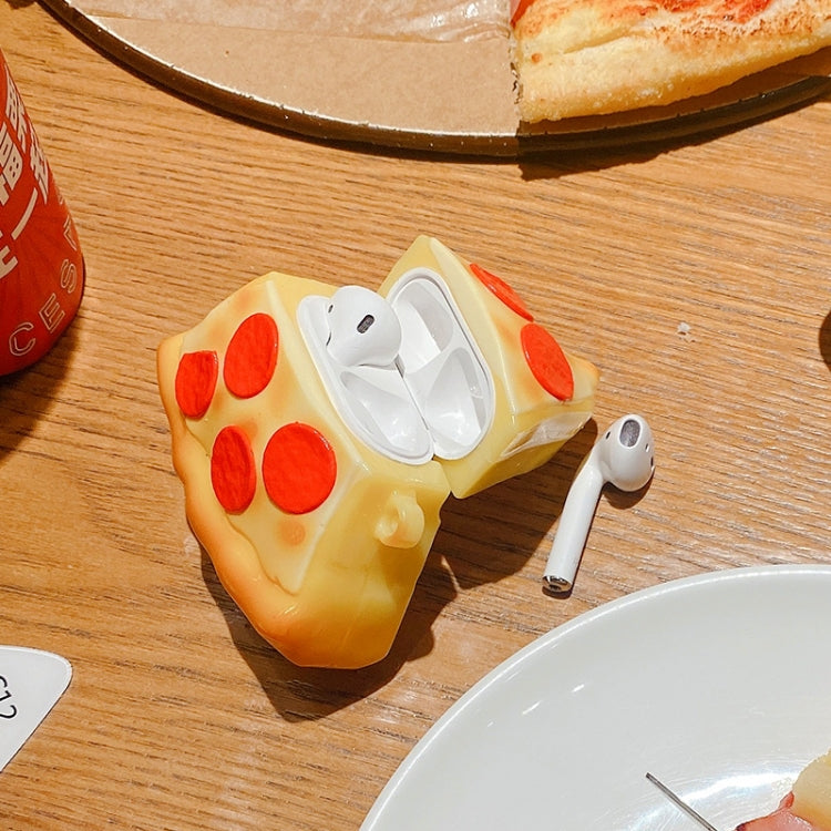 Pizza Shape Silicone Wireless Earphone Protective Case For AirPods Pro