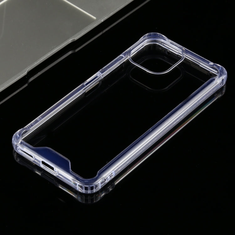 For Xiaomi Mi 11 Lite Four-corner Shockproof Transparent TPU + PC Protective Case