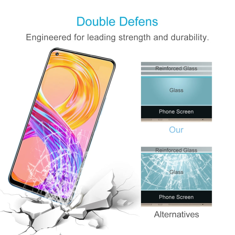 For OPPO Realme 8 / 8 Pro / 9 / 9 Pro+ 0.26mm 9H 2.5D Tempered Glass Film