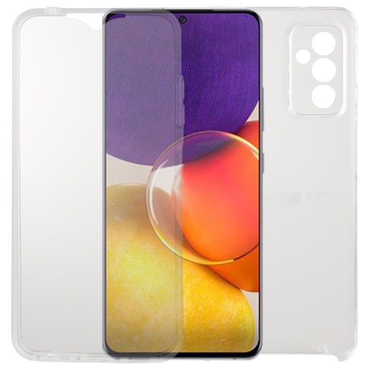 For Samsung Galaxy A82 5G PC+TPU Ultra-thin Double-sided Full Coverage Transparent Soft Case