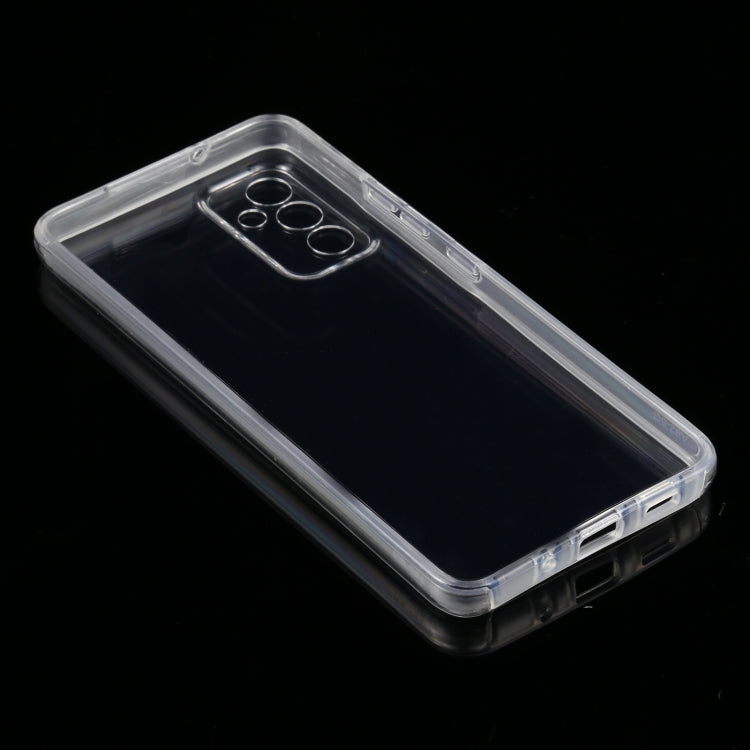 For Samsung Galaxy A82 5G PC+TPU Ultra-thin Double-sided Full Coverage Transparent Soft Case