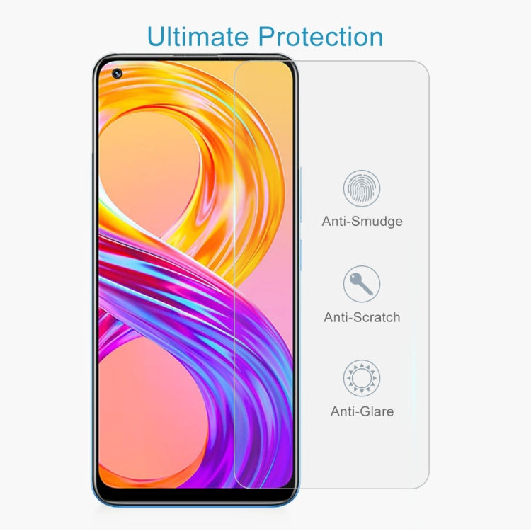 For OPPO Realme 8 / 8 Pro / 9 / 9 Pro+ 10 PCS 0.26mm 9H 2.5D Tempered Glass Film