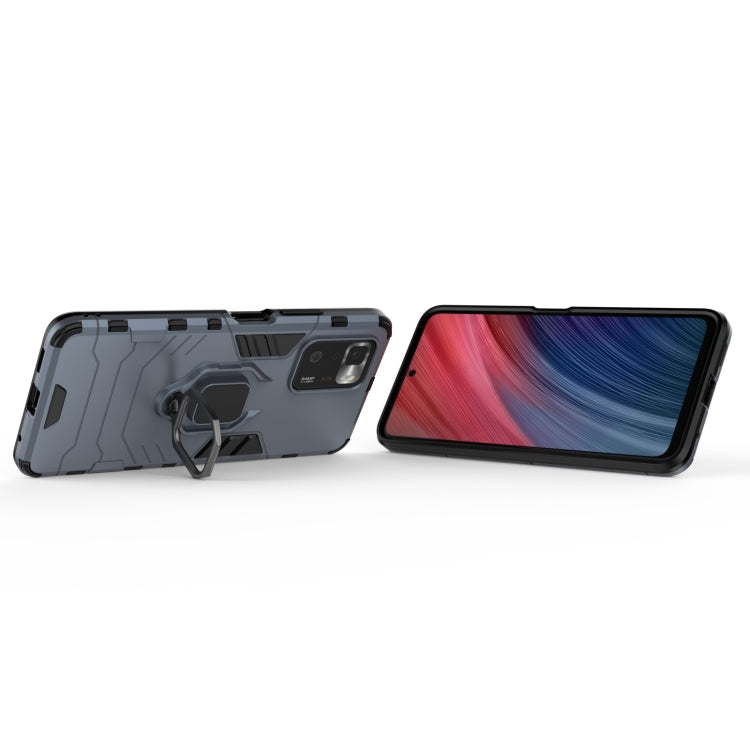 For Xiaomi Redmi Note 10 Pro 5G Shockproof PC + TPU Protective Case with Magnetic Ring Holder