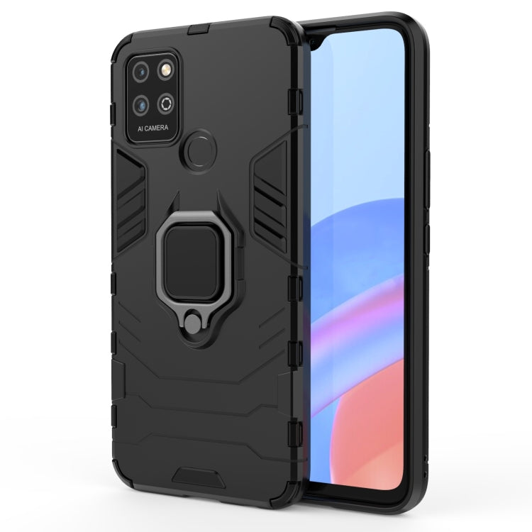 For Honor Play 5T Shockproof PC + TPU Protective Case with Magnetic Ring Holder