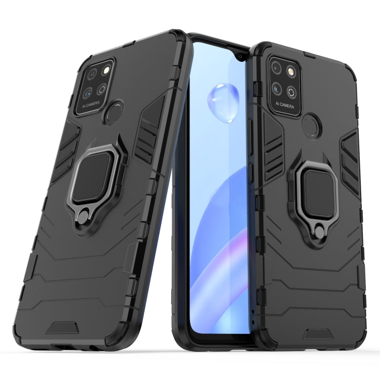 For Honor Play 5T Shockproof PC + TPU Protective Case with Magnetic Ring Holder