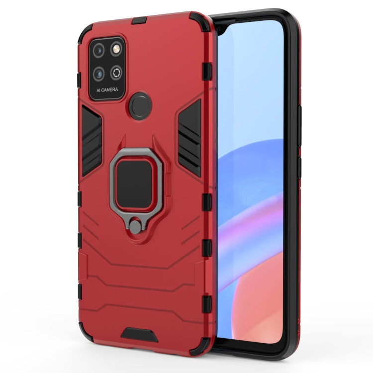 For Honor Play 5T Shockproof PC + TPU Protective Case with Magnetic Ring Holder