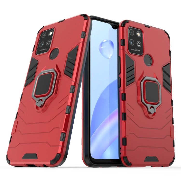 For Honor Play 5T Shockproof PC + TPU Protective Case with Magnetic Ring Holder