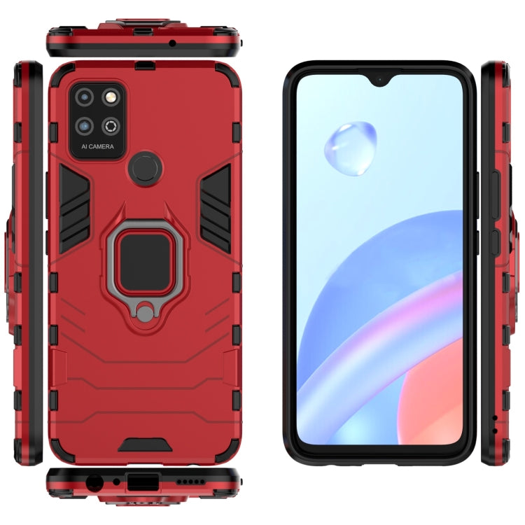For Honor Play 5T Shockproof PC + TPU Protective Case with Magnetic Ring Holder