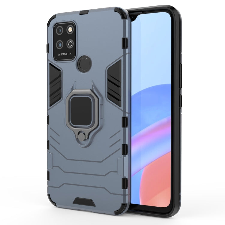 For Honor Play 5T Shockproof PC + TPU Protective Case with Magnetic Ring Holder