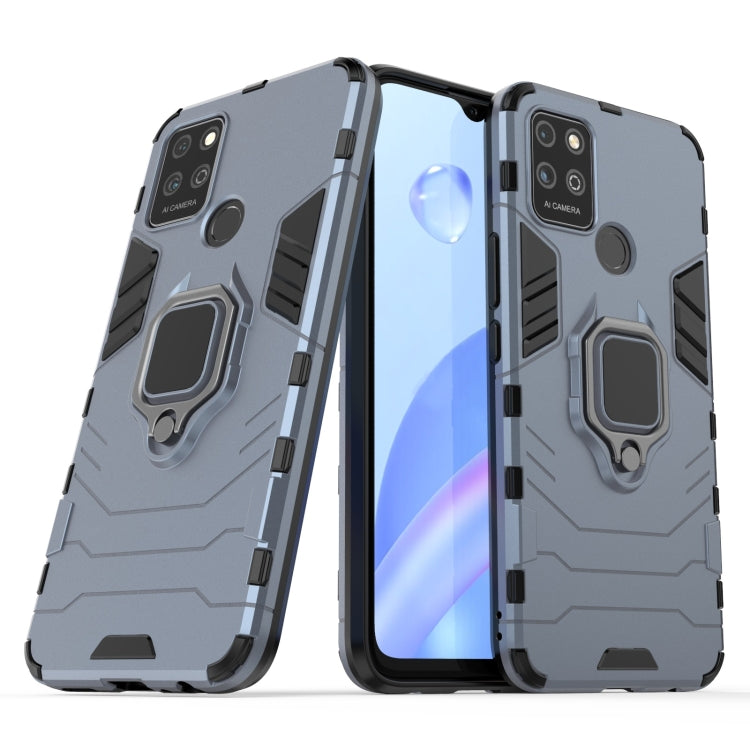 For Honor Play 5T Shockproof PC + TPU Protective Case with Magnetic Ring Holder