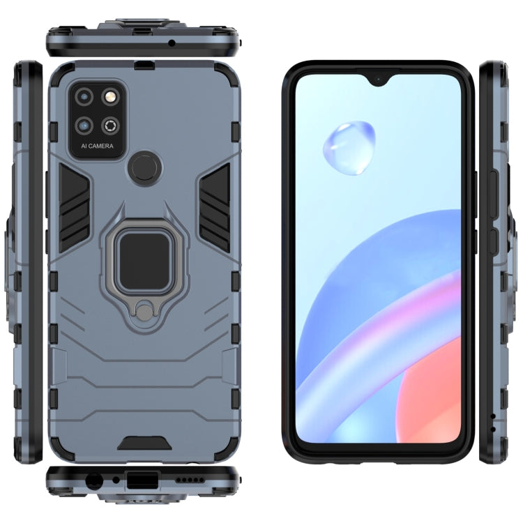 For Honor Play 5T Shockproof PC + TPU Protective Case with Magnetic Ring Holder