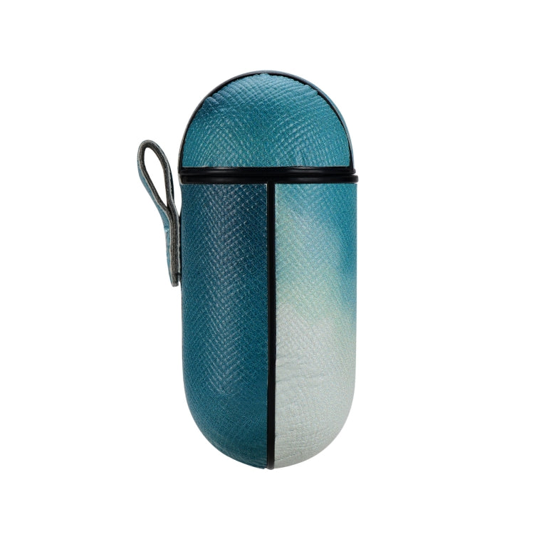 Watercolor Skin Sticking Earphone Protective Case with Hook For AirPods 1 / 2