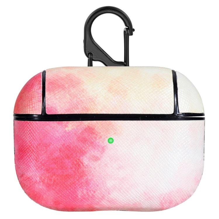 Watercolor Skin Sticking Earphone Protective Case with Hook For AirPods Pro