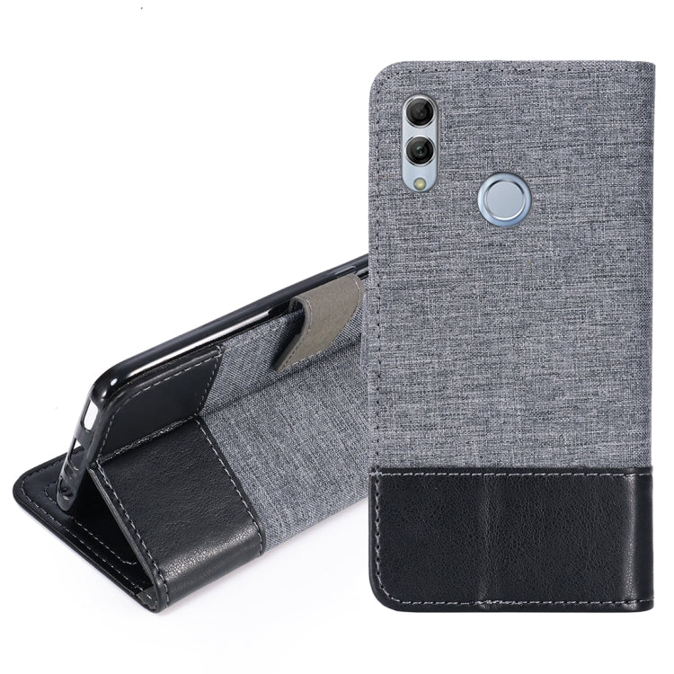 For Huawei Honor 10 Lite MUXMA MX102 Horizontal Flip Canvas Leather Case with Stand & Card Slot & Wallet Function