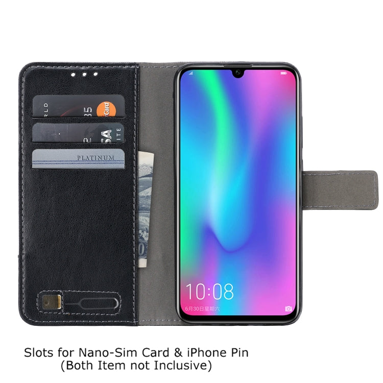 For Huawei Honor 10 Lite MUXMA MX102 Horizontal Flip Canvas Leather Case with Stand & Card Slot & Wallet Function