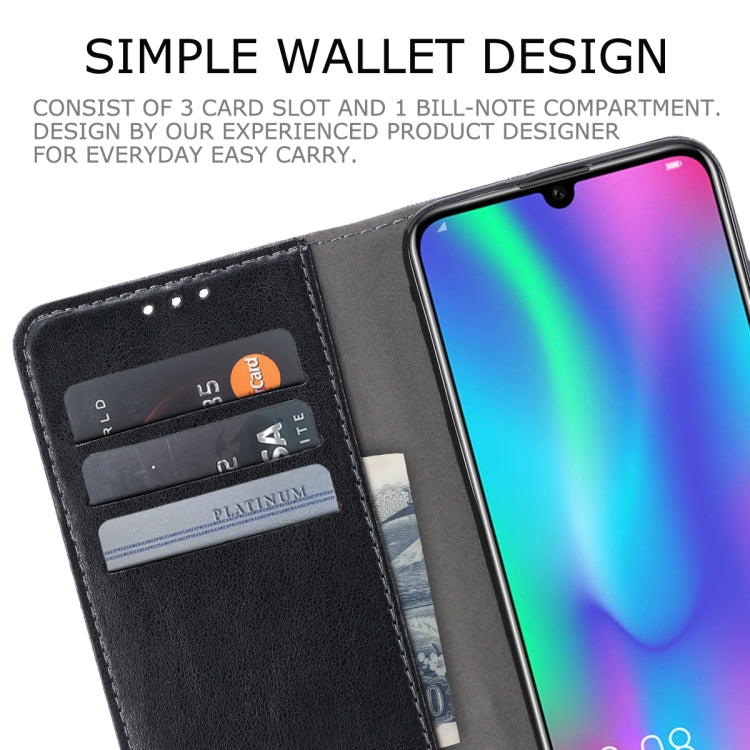 For Huawei Honor 10 Lite MUXMA MX102 Horizontal Flip Canvas Leather Case with Stand & Card Slot & Wallet Function