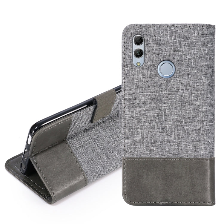 For Huawei Honor 10 Lite MUXMA MX102 Horizontal Flip Canvas Leather Case with Stand & Card Slot & Wallet Function
