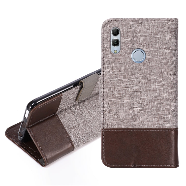 For Huawei Honor 10 Lite MUXMA MX102 Horizontal Flip Canvas Leather Case with Stand & Card Slot & Wallet Function