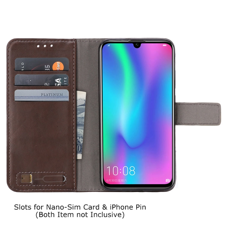 For Huawei Honor 10 Lite MUXMA MX102 Horizontal Flip Canvas Leather Case with Stand & Card Slot & Wallet Function