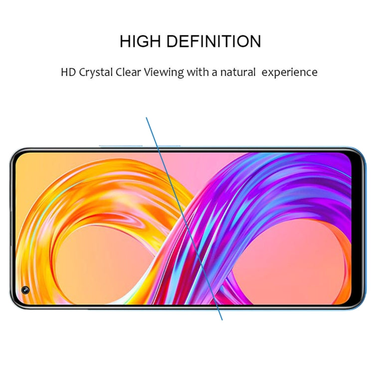 For OPPO Realme 8 / 8 Pro 25 PCS Full Glue Full Screen Tempered Glass Film