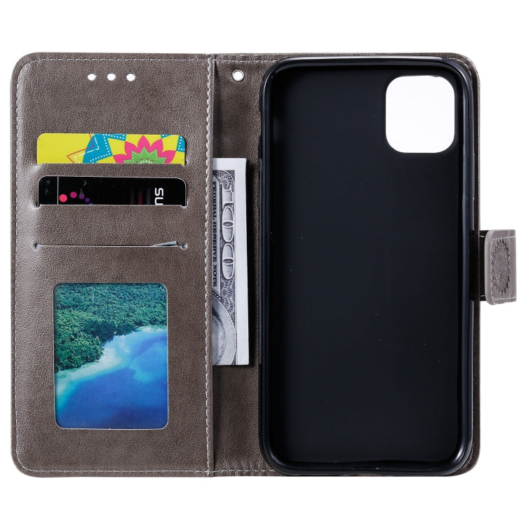 For Samsung Galaxy A22 5G Totem Flower Embossed Horizontal Flip TPU + PU Leather Case with Holder & Card Slots & Wallet