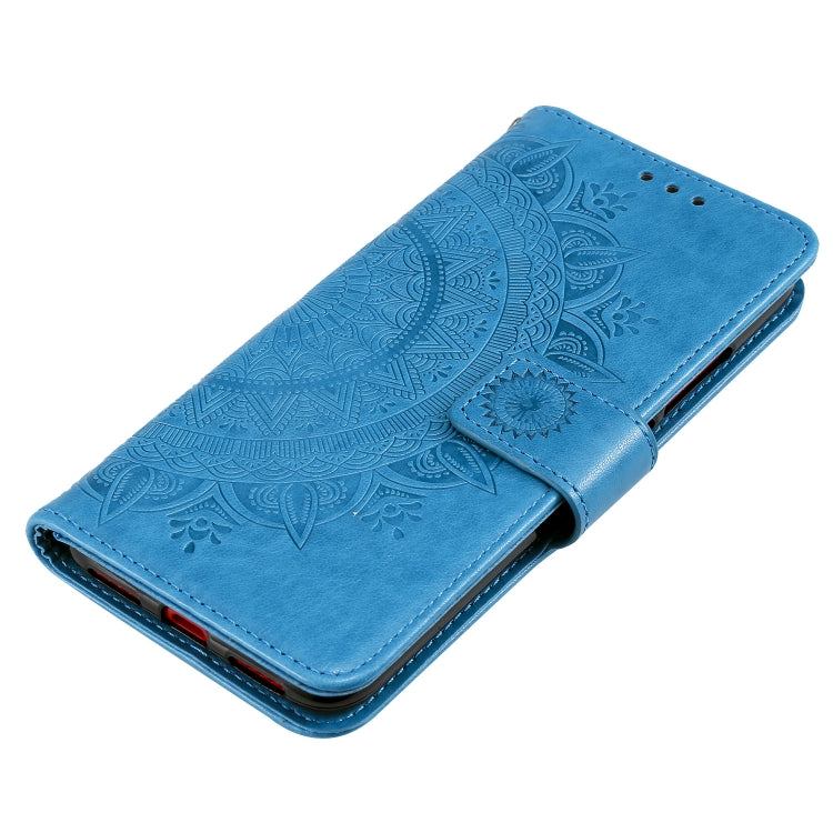 For Motorola Moto E7 Power Totem Flower Embossed Horizontal Flip TPU + PU Leather Case with Holder & Card Slots & Wallet