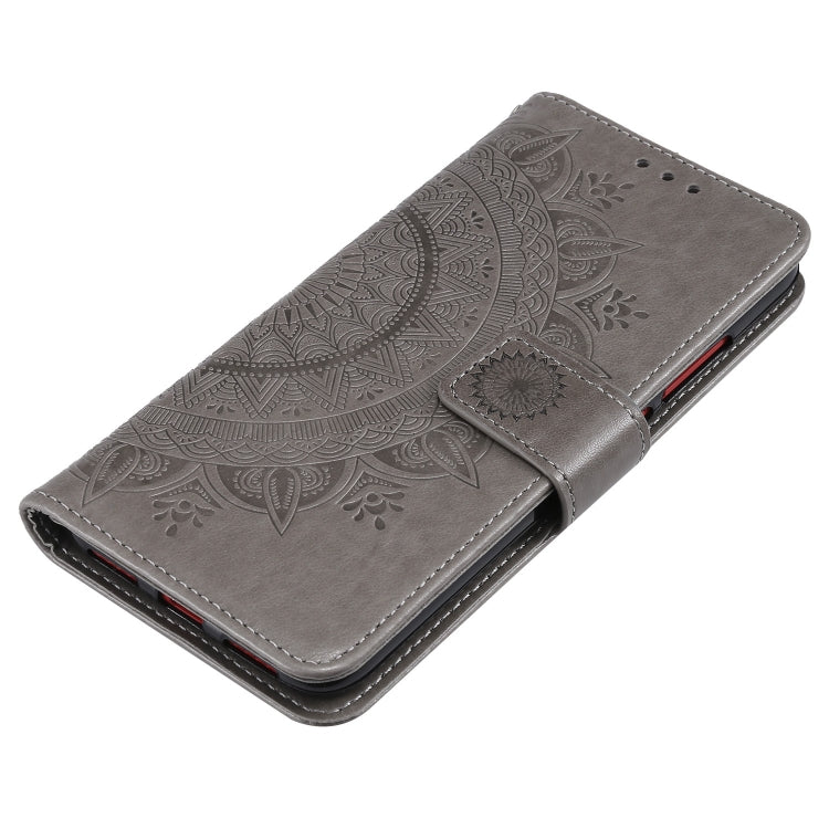 For Motorola Moto E7 Power Totem Flower Embossed Horizontal Flip TPU + PU Leather Case with Holder & Card Slots & Wallet