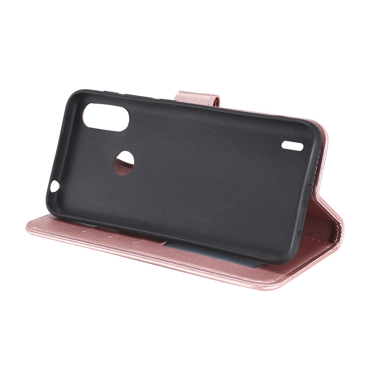 For Motorola Moto E7 Power Totem Flower Embossed Horizontal Flip TPU + PU Leather Case with Holder & Card Slots & Wallet