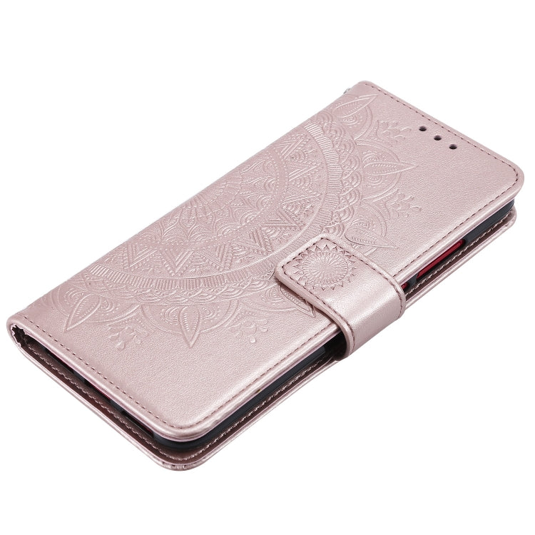 For Motorola Moto E7 Power Totem Flower Embossed Horizontal Flip TPU + PU Leather Case with Holder & Card Slots & Wallet