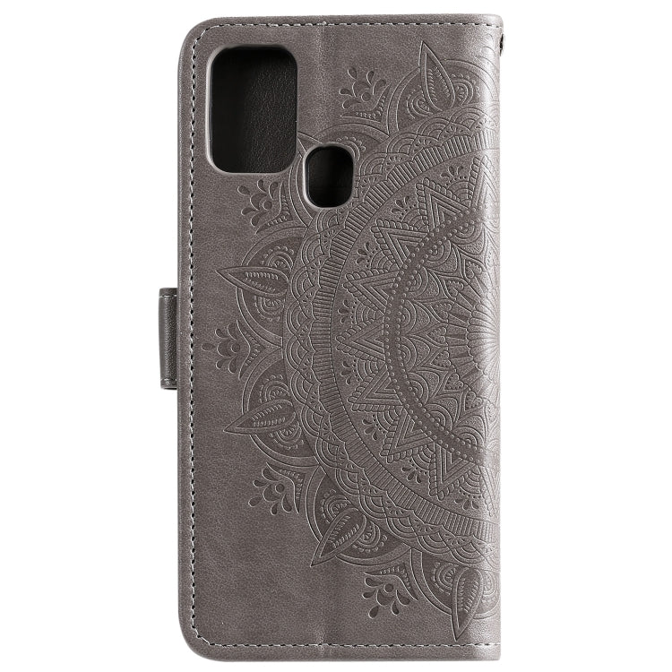 For Motorola Moto G10 / G30 Totem Flower Embossed Horizontal Flip TPU + PU Leather Case with Holder & Card Slots & Wallet