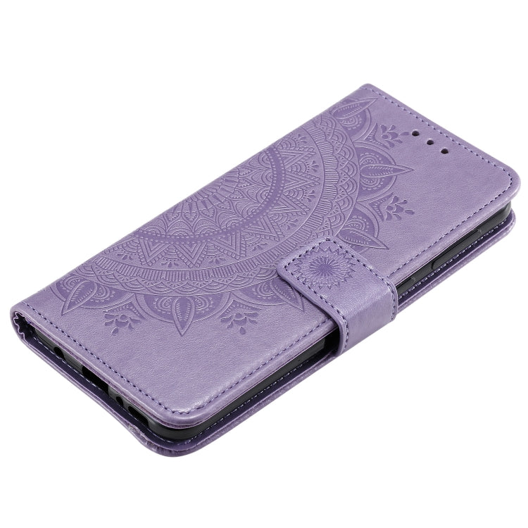 For Motorola Moto G10 / G30 Totem Flower Embossed Horizontal Flip TPU + PU Leather Case with Holder & Card Slots & Wallet