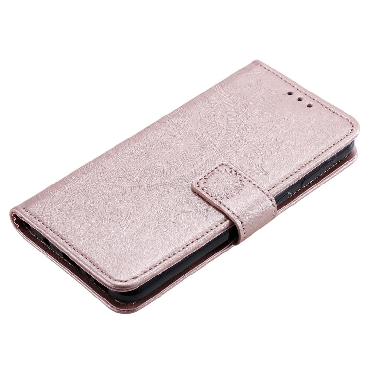 For Motorola Moto G50 Totem Flower Embossed Horizontal Flip TPU + PU Leather Case with Holder & Card Slots & Wallet