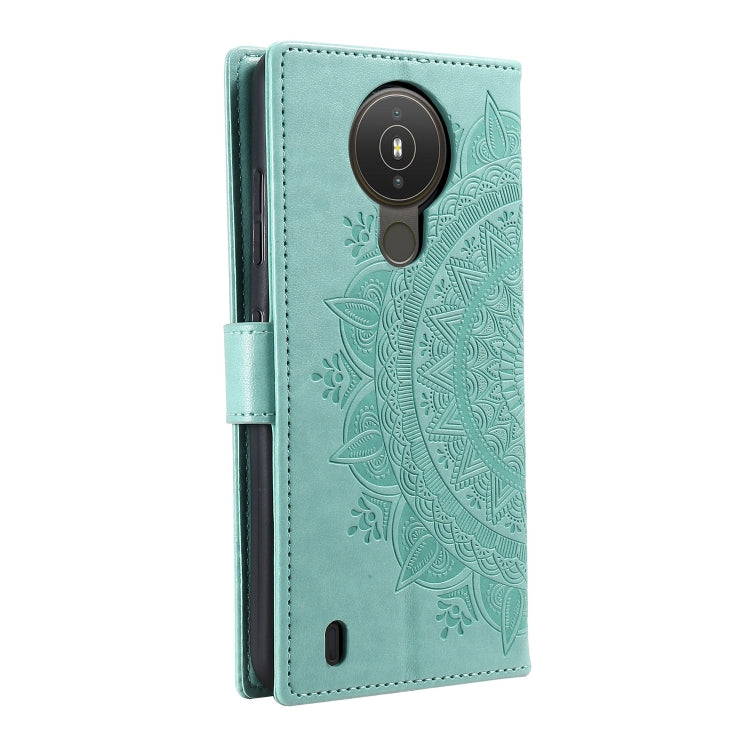 For Nokia 1.4 Totem Flower Embossed Horizontal Flip TPU + PU Leather Case with Holder & Card Slots & Wallet