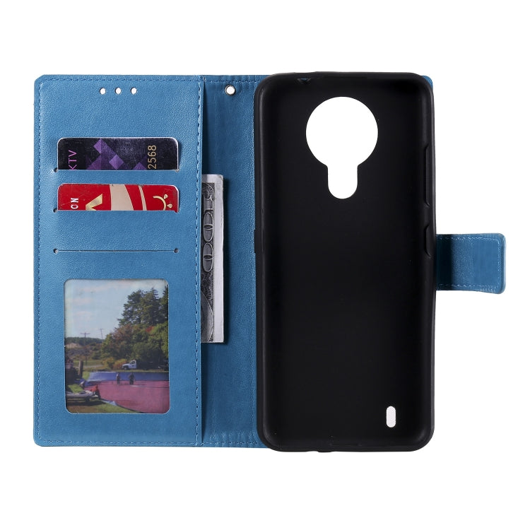 For Nokia 1.4 Totem Flower Embossed Horizontal Flip TPU + PU Leather Case with Holder & Card Slots & Wallet