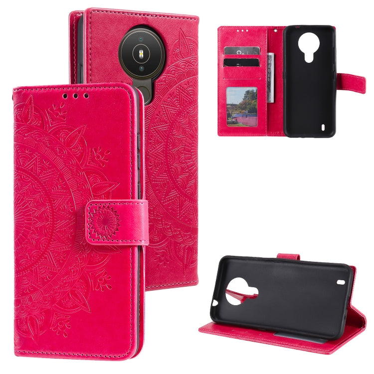 For Nokia 1.4 Totem Flower Embossed Horizontal Flip TPU + PU Leather Case with Holder & Card Slots & Wallet