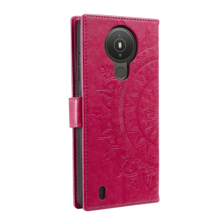 For Nokia 1.4 Totem Flower Embossed Horizontal Flip TPU + PU Leather Case with Holder & Card Slots & Wallet