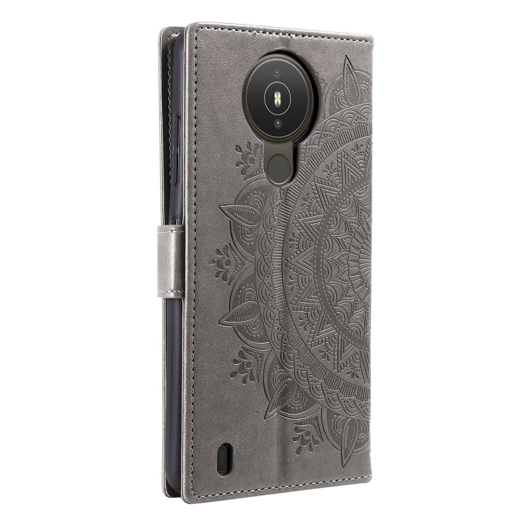 For Nokia 1.4 Totem Flower Embossed Horizontal Flip TPU + PU Leather Case with Holder & Card Slots & Wallet