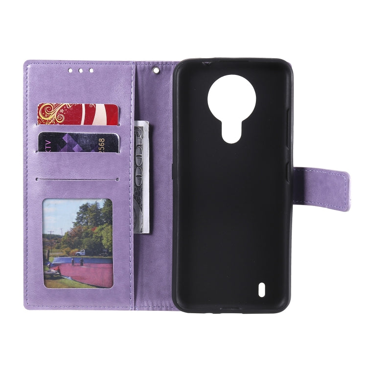 For Nokia 1.4 Totem Flower Embossed Horizontal Flip TPU + PU Leather Case with Holder & Card Slots & Wallet