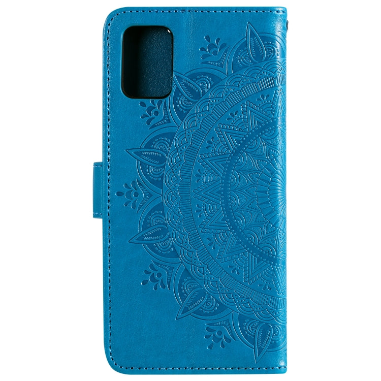For Samsung Galaxy A03s Totem Flower Embossed Horizontal Flip TPU + PU Leather Case with Holder & Card Slots & Wallet