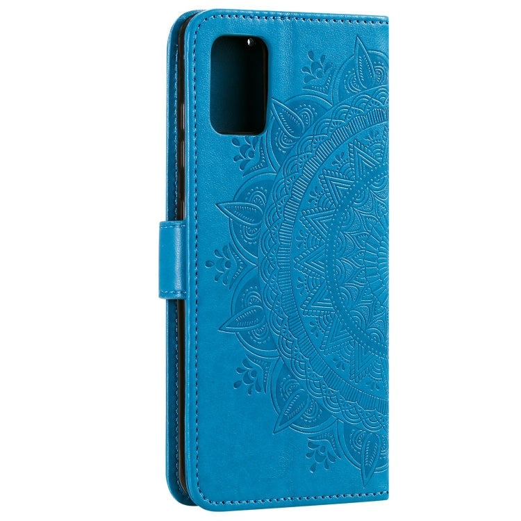 For Samsung Galaxy A03s Totem Flower Embossed Horizontal Flip TPU + PU Leather Case with Holder & Card Slots & Wallet