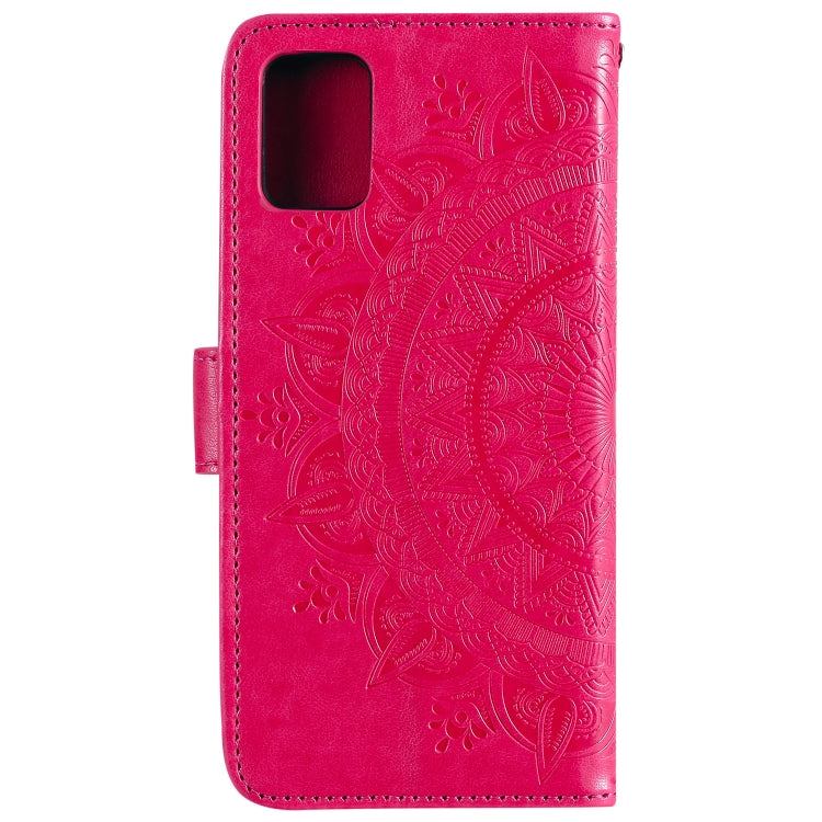 For Samsung Galaxy A03s Totem Flower Embossed Horizontal Flip TPU + PU Leather Case with Holder & Card Slots & Wallet