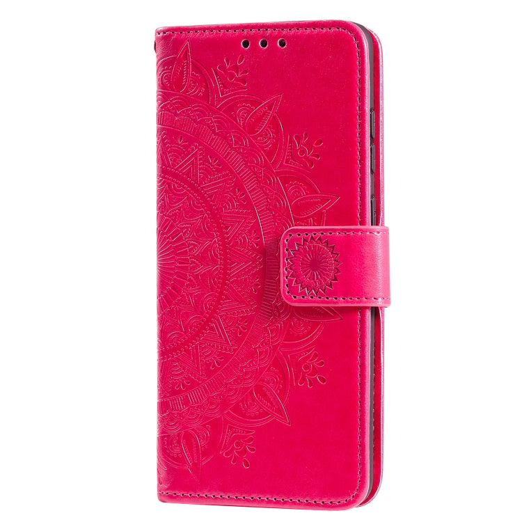 For Samsung Galaxy A03s Totem Flower Embossed Horizontal Flip TPU + PU Leather Case with Holder & Card Slots & Wallet