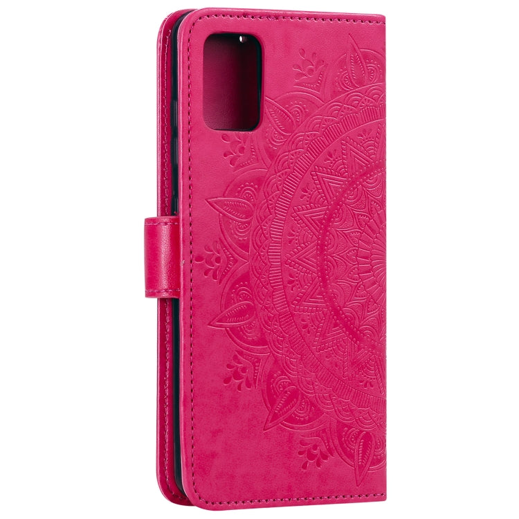 For Samsung Galaxy A03s Totem Flower Embossed Horizontal Flip TPU + PU Leather Case with Holder & Card Slots & Wallet